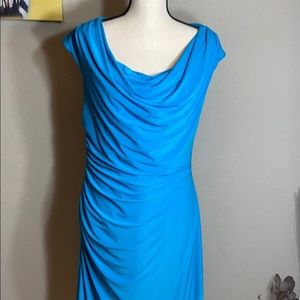Turquoise Sharagano Dress. Size 10